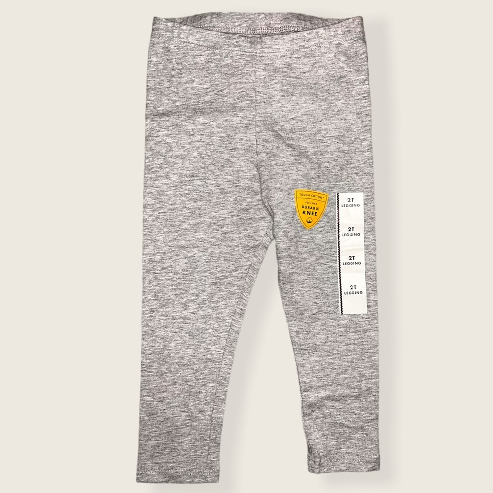 NWT Cat & Jack Gray Leggings For Toddlers Size 2T
